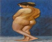 female nudemahadevviswanathdhurandhar indianmasterspainting ca9755ff 7a12 415e a640 3291bcf2463b large jpgv1650369456 from indian naked standing back side