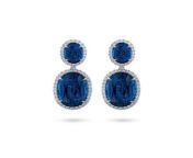 162567 sapphire and diamond halo dangle earrings 340x340.jpg from 162567 jpg