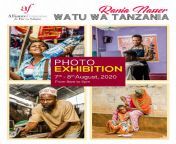 rania nasser watu wa tanzania exhibition photo 1.jpg from tanzania watu wanaotombana