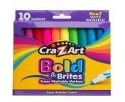 cra z art bold brites multicolor super washable markers 10 count back to school 91801a0e 3bde 4a11 b2fb d45921500f6a 50fe8dffa011d7763ff6360ac80acfab jpegodnheight768odnwidth768odnbgffffff from 10 baoold hot