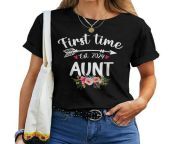cute first time aunt est 2024 promoted new women t shirt 20240306122610 ptkiyrn0 s1.jpg from cute first time