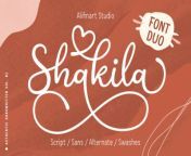 shakila script font duo authentic handwritten font vol 2 by alifinart studio 01 jpgfit801534ssl1 from shakeela sans
