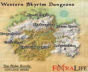 western skyrim dungeons eso wiki guide1.jpg from 3d skyrim dungeon exploration leads