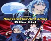 reincarnated as a slime filler list.jpg from anime slime