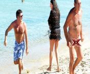 simon cowell and lauren silverman take a walk through a nudist beach in saint tropez.jpg from nudist