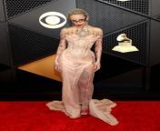 1 66th grammy awards arrivals.jpg from first night blouse boob pop out