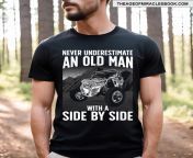 funny sxs art for grandpa men utv sidebyside quad riding men tshirt.jpg from sxs man man sxs