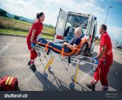 stock photo emt team provide first aid on the street stock image 163482620.jpg from 163482620 jpg