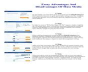 essay advantages and disadvantages of mass media 1 320.jpg from channai nudu mom and