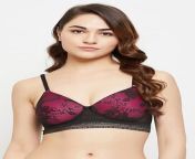clovia picture padded non wired full cup bra in magenta lace 1 450134.jpg from english pink hot bra sex