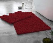 6504fecc97cec808451d63a6 2 piece loop bath mat anti slip pedestal.jpg from लाल दो टुकड़ा पर बाथरूम