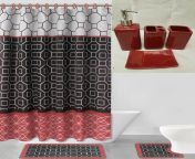 633b580fbd75de558b1c63bb 19 piece bathroom set 2 rugs mats non.jpg from लाल दो टुकड़ा पर बाथरूम