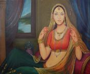beautiful rajasthani priness gorgeous looking indian traditional canvas oil painting m b sharma.jpg from rajasthani sasur rep bahunjana oil massage sex videos 3gp download forcely rape fucking her boss leaked mms videos3ipsyk1