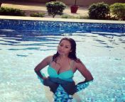 2bikini girl kashmera shah takes a dip in the pool.jpg from kashmera saha blou prnt vidow sex3xx inda com