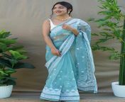 sky blue weaving organza silk saree 178723.jpg from desi bhabhi in sky blue saree mms leaked annada anchor anushree sex whats app