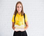 happy teen girl with textbooks apple 23 2147669092.jpg from petite schoolgirl horny mp4
