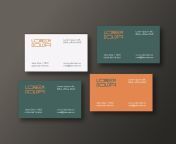 modern four business cards template realistic vector stationary mockups scene with soft shadows typographic layout top view background decorative layout 167715 2769.jpg from www xxx com doe ceo