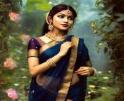 beautiful indian teenage female model saree generative ai 849906 7805.jpg from new saree ai