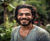 egyptian arab man portrait with black hair sharp face with building street background 741910 4444.jpg from long hair arab