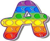 letra letras colores arco iris forma popular juego infantil lo hacen estallar letras brillantes sobre fondo blanco 422344 693.jpg from Ãƒâ€Ã‚Â¯up