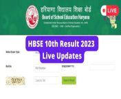 hbse 10th result 2023 live updates.jpg from hbse xx