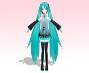 mmd 3d custom miku by amiamy111 d5ew8lv.png from 3d mmd