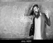 teacher or educator stands near chalkboard with inscription back to school teacher unhappy shouting hysterically face man refuses begin work at school hate school teacher goes mad about schooling w4j9b1.jpg from à¤²à¤¡à¤à¤à¥à¤¤ school teacher sex video
