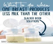 one breast produces less milk than the other.jpg from nextpage boob nipal milk