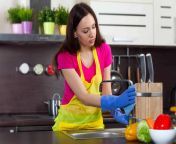 bigstock young woman cleaning kitchen 56838374 c r.jpg from women clean