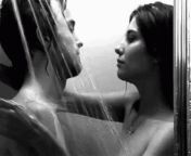 couple kissing.gif from boyfriend recorded romance in bathroom