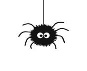 cute black spider with big eyes hanging on spiderweb jpgs612x612w0k20c6bupkqk20ymk6akf20ek3bhlygfuaznh1hwbvyp0xya from cartoon spder