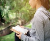 a young asian woman with a ponytail hairstyle is happily reading a book in the park jpgs612x612w0k20c3jehl1eois 4ii9tdglljl zbketzl8trhyffm vsyi from young virgin