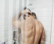 couple shower 732x549 thumbnail.jpg from boyfriend recorded romance in bathroom