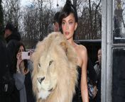 kylie jenner animal cruelty lion head dress fashion week pp 1674493565345.jpg from tiger sex images mod pp
