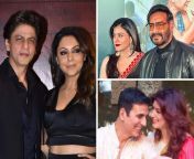 these celebrity couples share a special bond with their children.jpg from www ajay kajol sex xxx com