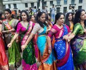indian origin women in london add a colourful twist to the national handloom day celebrations in london image naomi canton times of indias london journalist.jpg from www xxx gujrat ki sari wali aunty video ma