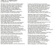 ode to a nightingale.jpg from ode to a nightingale poetry analysis ful version