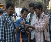 tupaki telugu movie shooting spot stills vijay kajal ar murugadoss 43e8ac4.jpg from telugu movie behind shooting