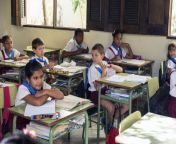 group of cuban schoolchildren of elementary age dressed in uniform 2 3.jpg from school in cuban