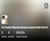 1st studio siberian mouse custom msh 45.avi from msh 45 cum
