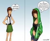 ben 10 gender bender request by themightfenek d9994co.png from raped by been 10 cartoon