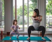 pregnant mom squatting and exercising with daughter 732x549 thumbnail.jpg from squitting mom