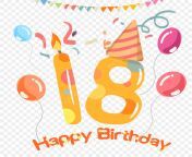 pngtree happy 18th birthday elements png image 5525412.jpg from 18 yerrs