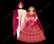 pngtree indian wedding punjabi north couple standing.png image 8800816.png from indian cote