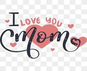pngtree i love you mom text with hearts png image 2153312.jpg from mom download