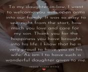 daughter in law quotes to my daughter in law i want to welcome you with open arms into our family it was so easy to see right from 819x1024.jpg from daughter in law