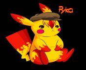 pyka the fire pikachu by mgx0 d57x0m5.png from piyka