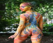 82786865 new york july 22 2017 artists paint 100 fully models of all shapes and sizes during 4th nyc body.jpg from artists paint fully nude models all shapes sizes th nyc body painting day featuring artist andy golub new york july 167447789 jpg