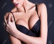 71691523 close up of female in black lace bra.jpg from lovely boobs in bra n armpit hair of vilage bhabhi