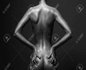 150060416 beautiful female back spine of girl in studio woman back in dark body parts.jpg from real naket human body back sids parts name